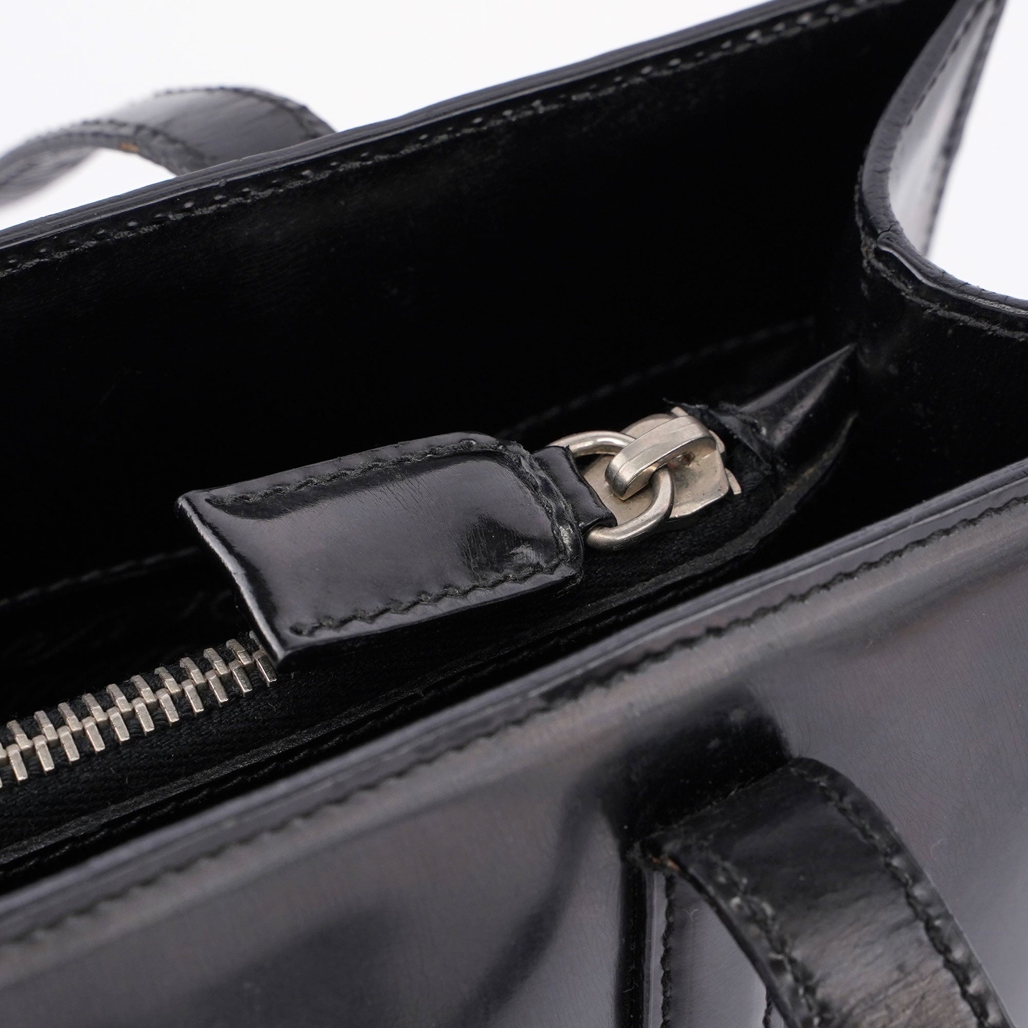 Black Spazzolato Tote