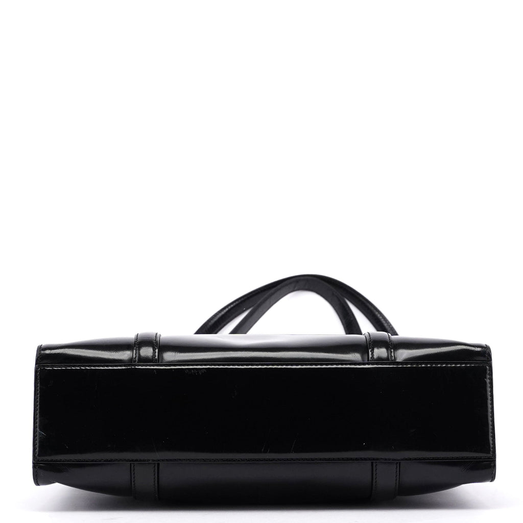 Black Spazzolato Tote