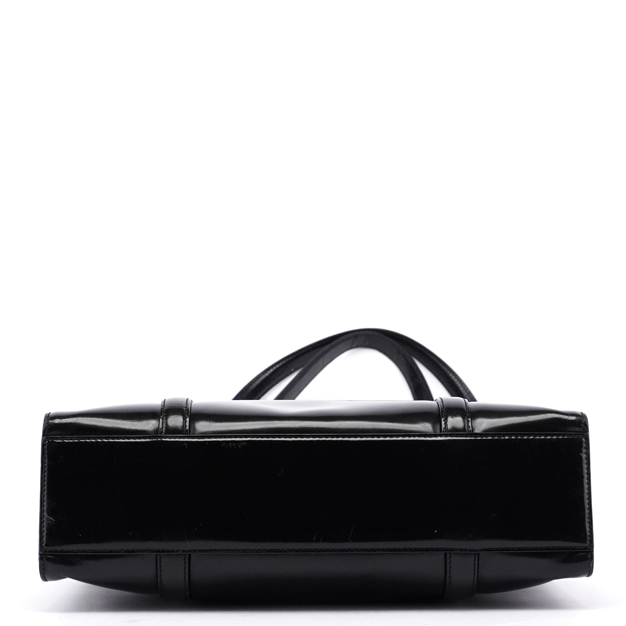 Black Spazzolato Tote