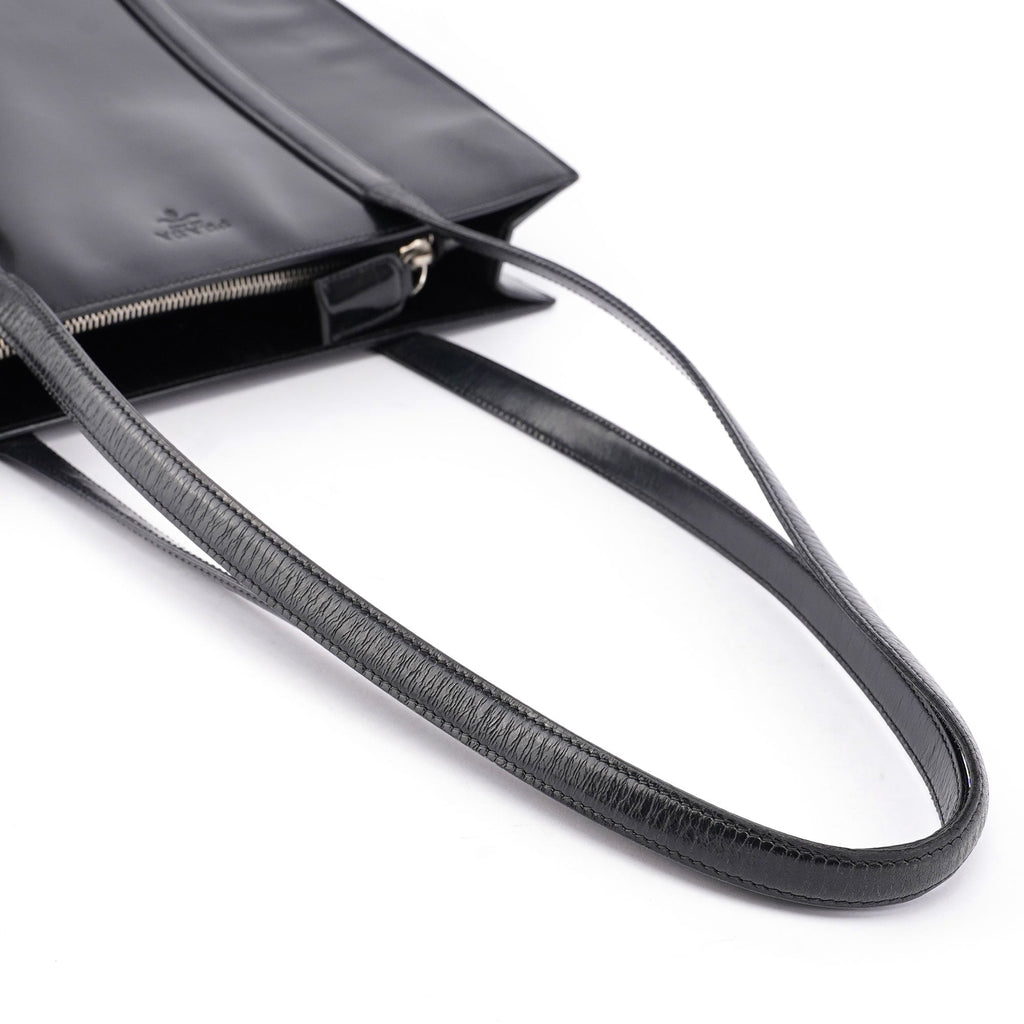 Black Spazzolato Tote
