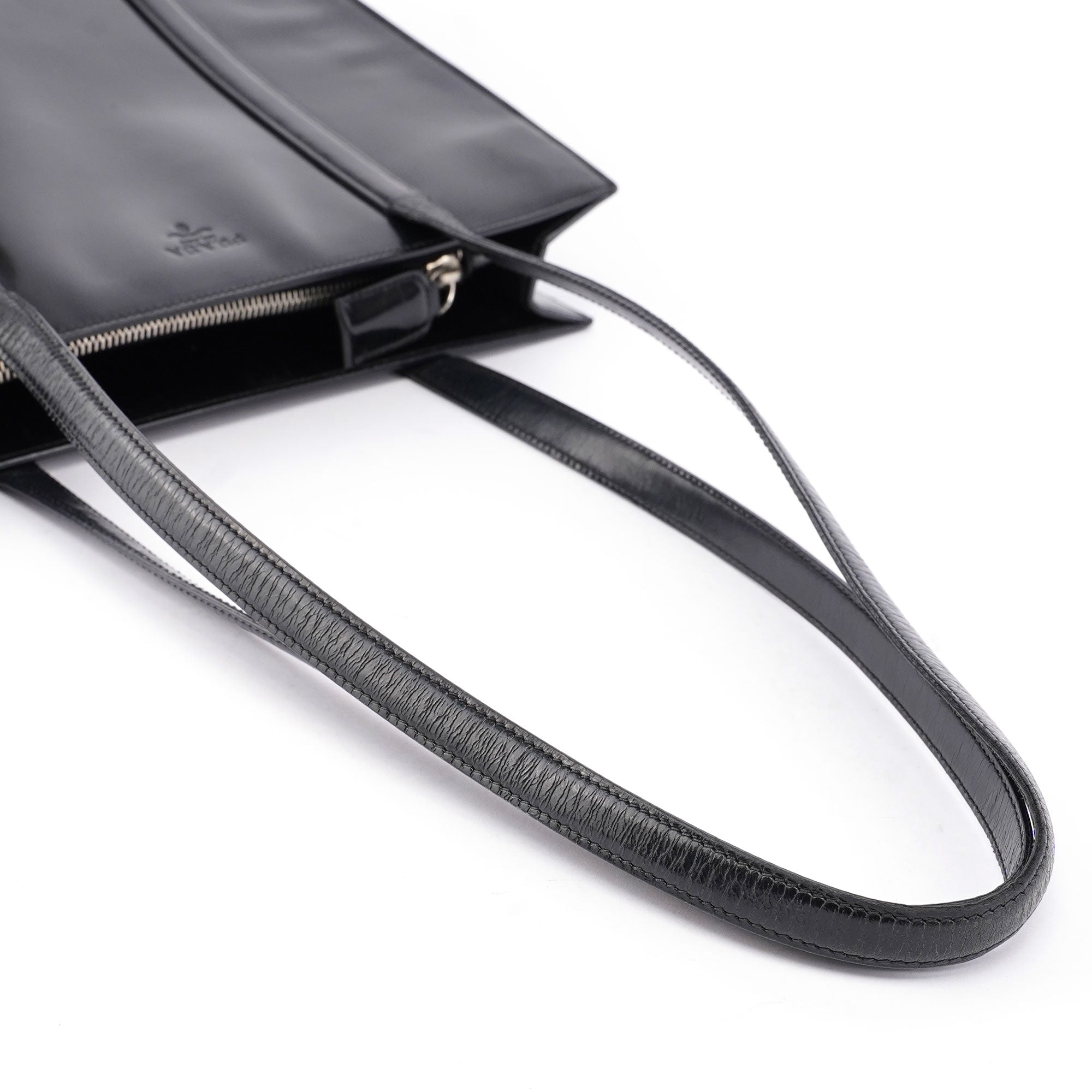 Black Spazzolato Tote