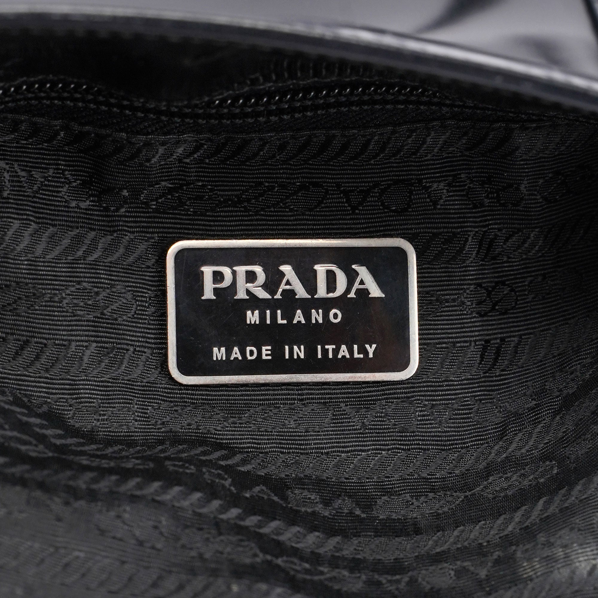 Black Spazzolato Tote