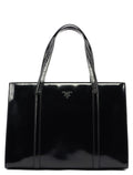 Black Spazzolato Tote