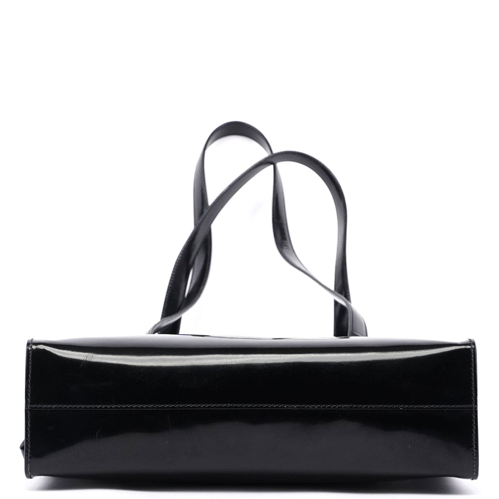 Black Spazzolato Tote