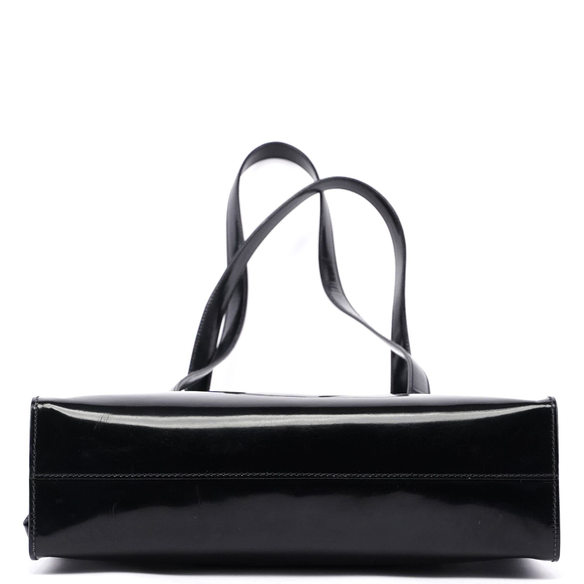 Black Spazzolato Tote