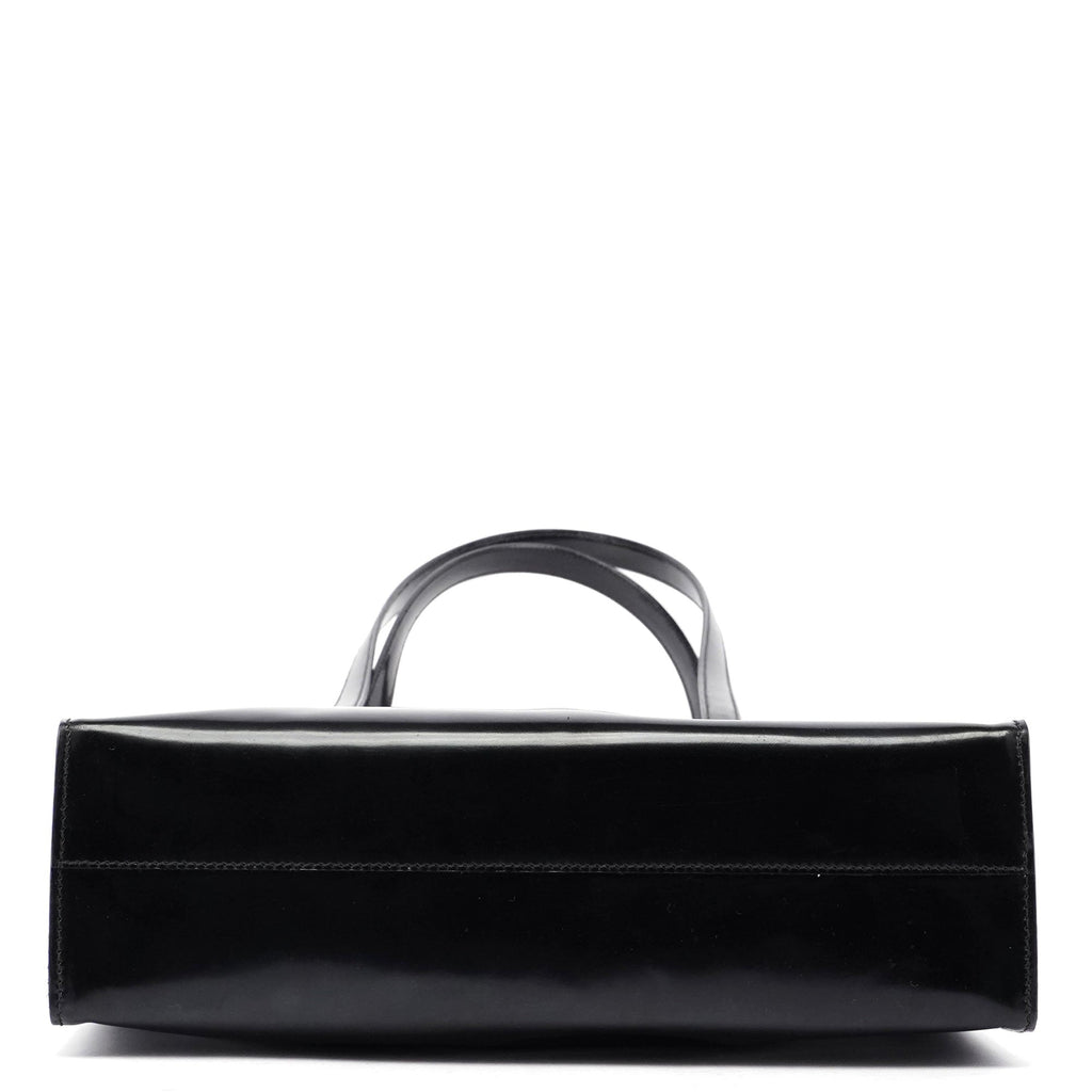 Black Spazzolato Tote