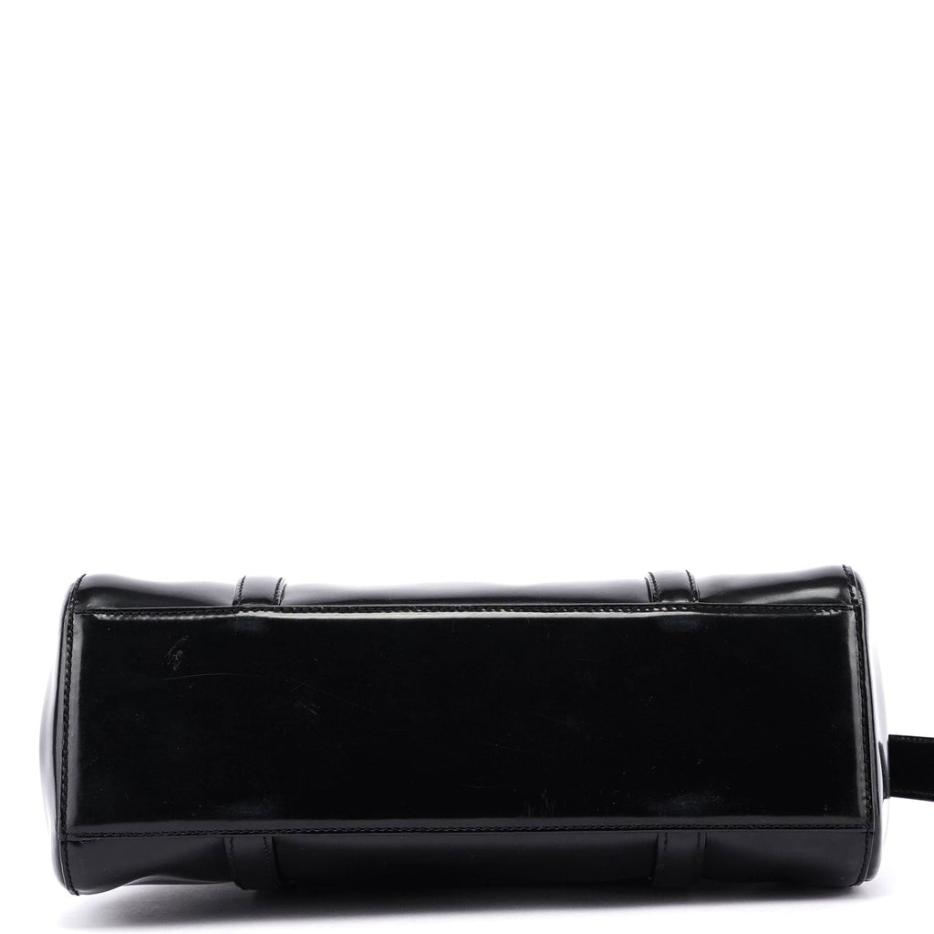 Black Spazzolato Tote