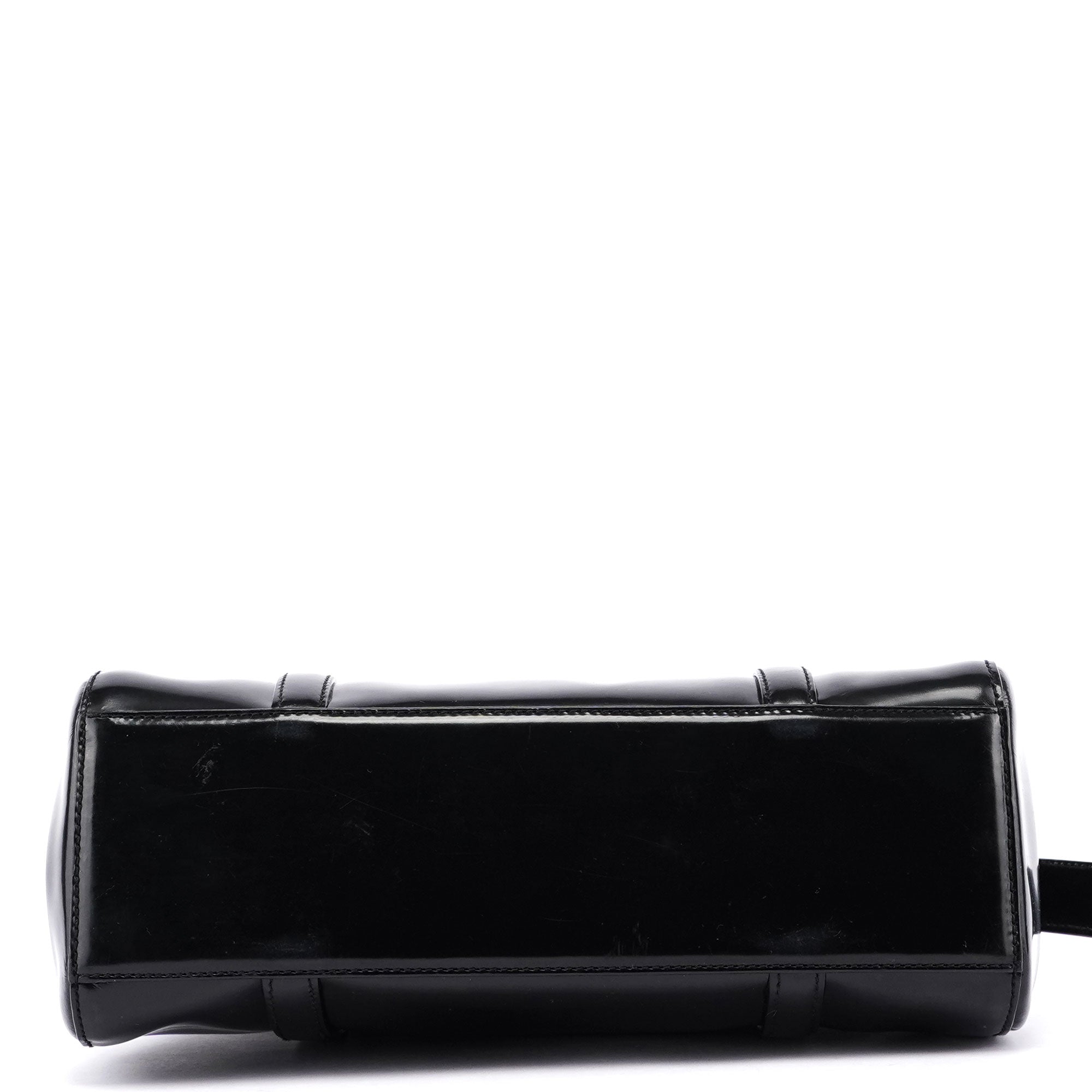 Black Spazzolato Tote