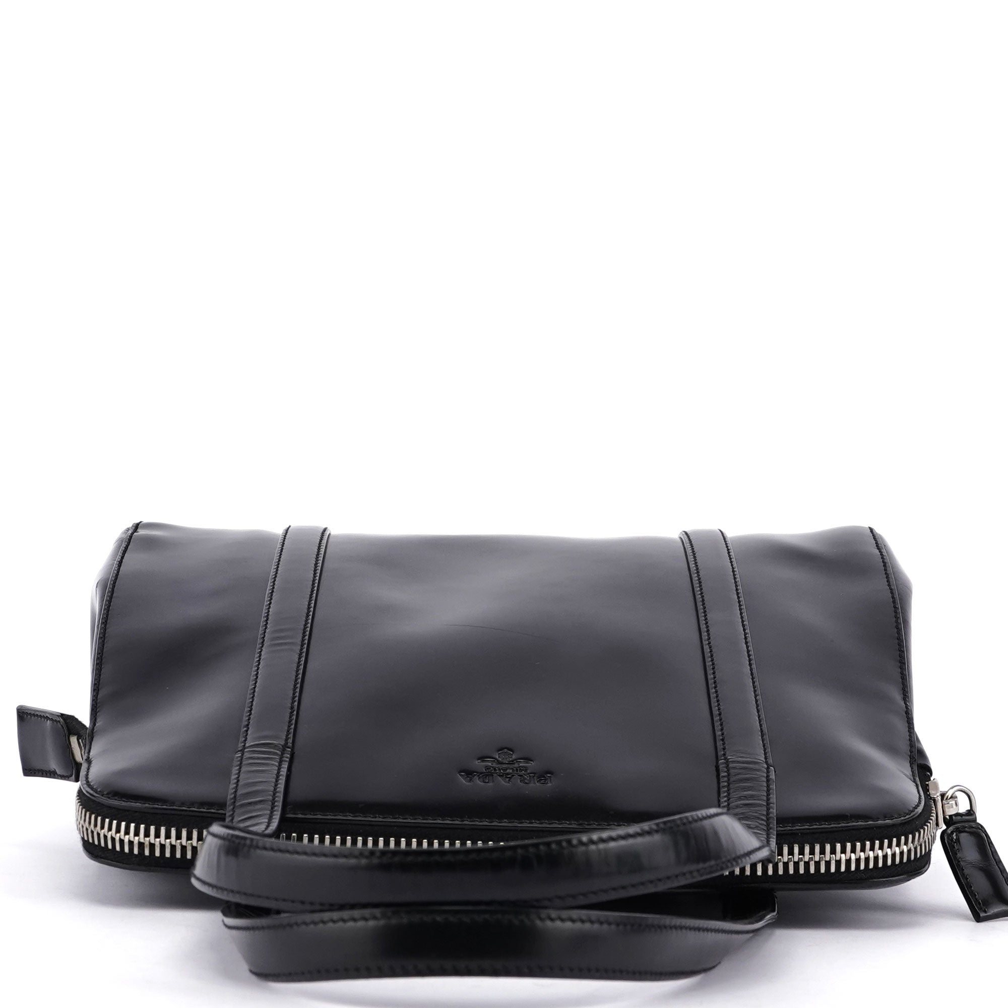 Black Spazzolato Tote