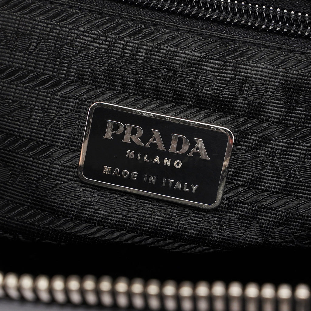 Black Spazzolato Tote