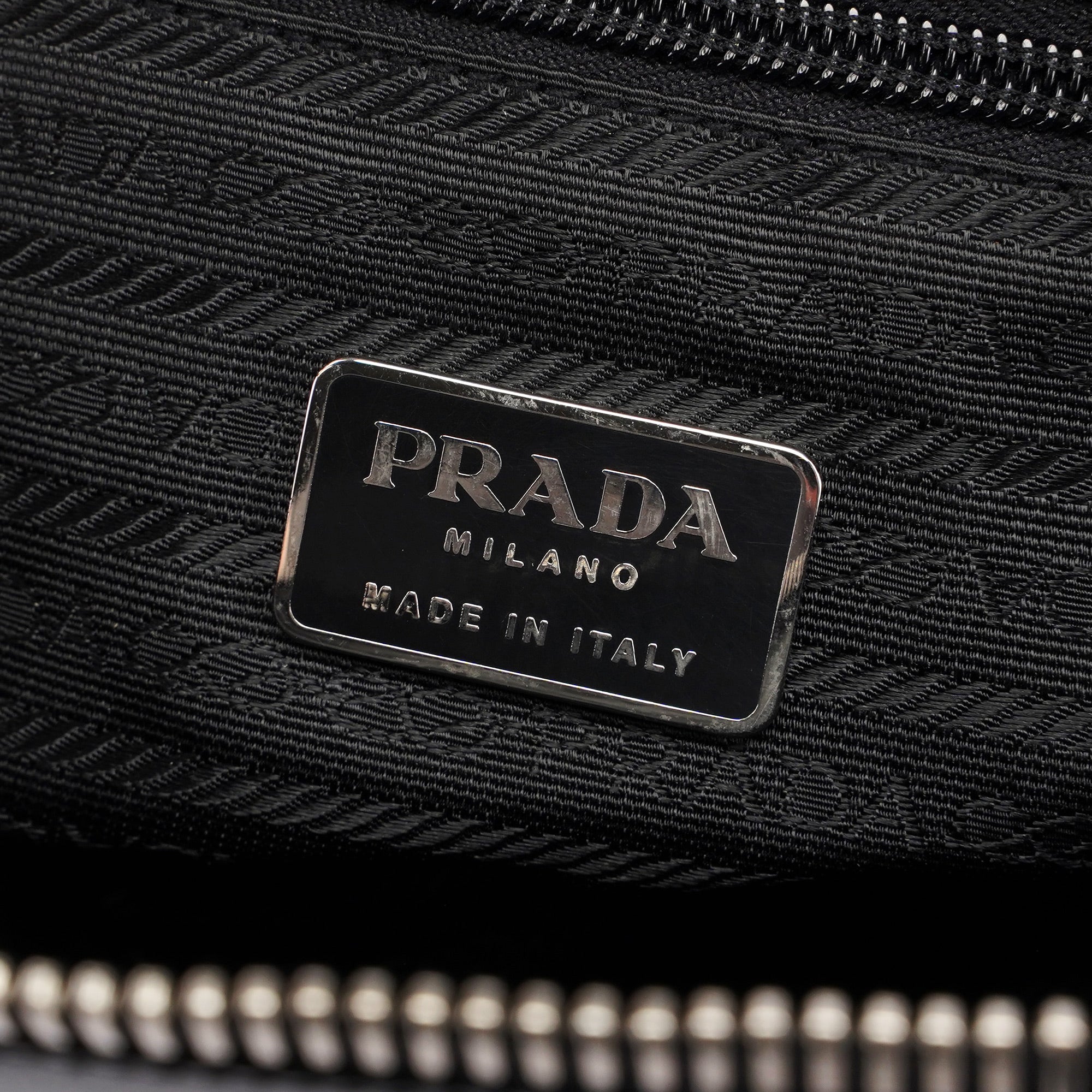 Black Spazzolato Tote