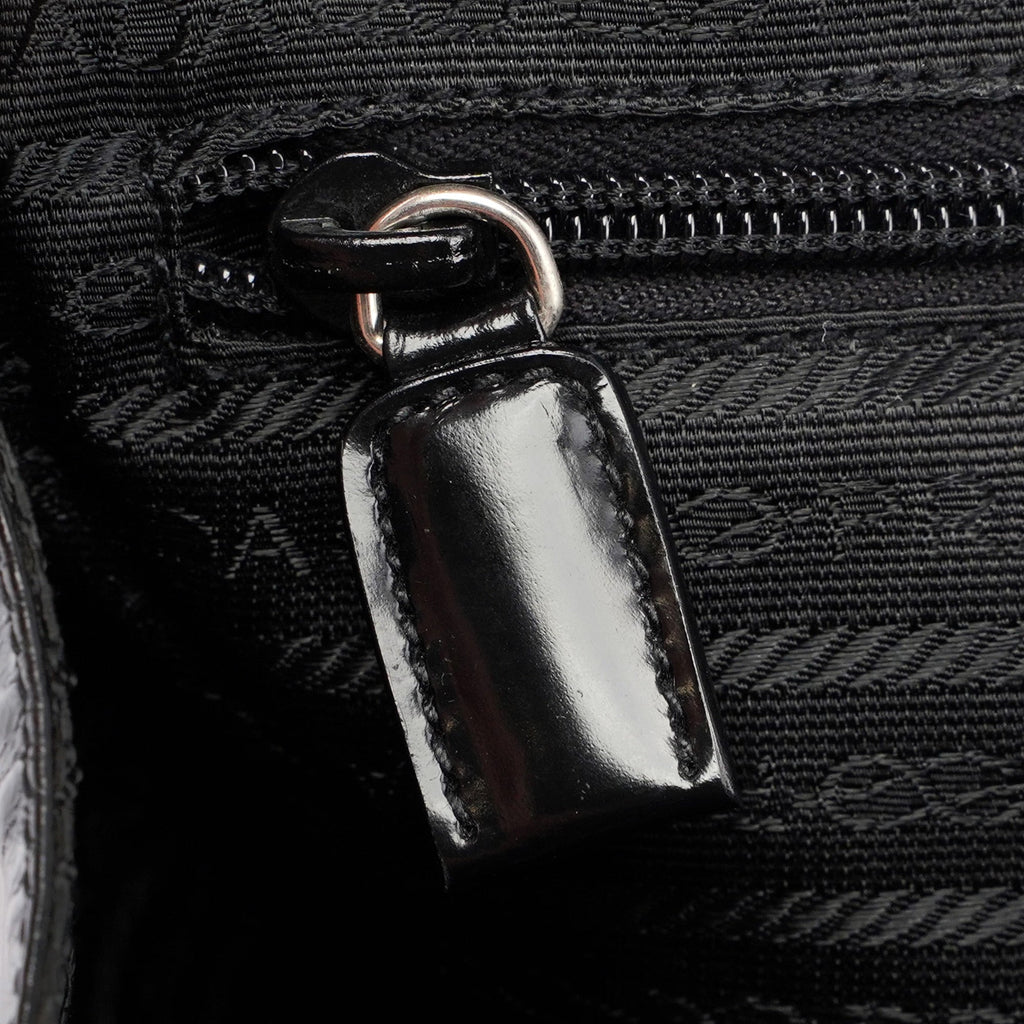 Black Spazzolato Tote