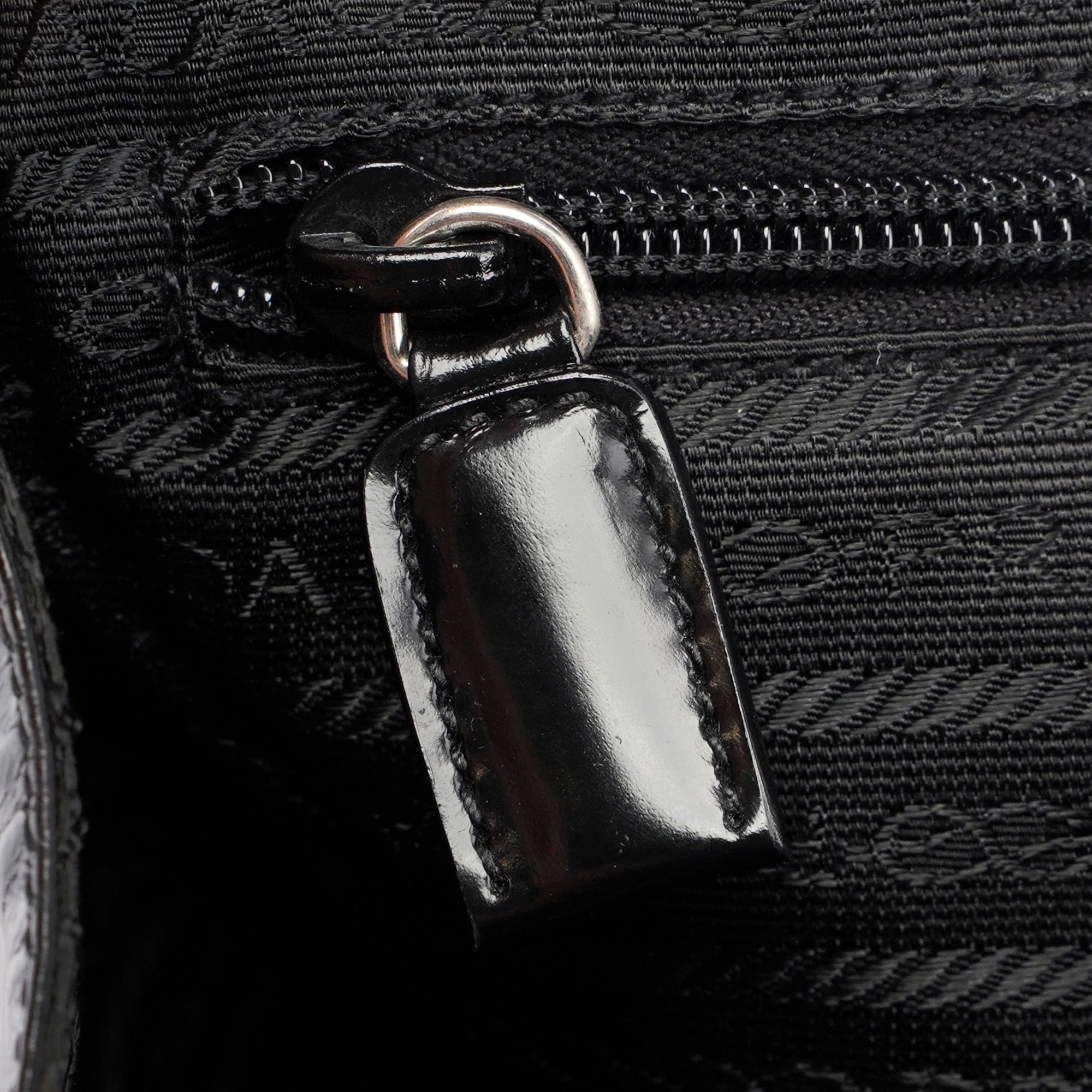 Black Spazzolato Tote