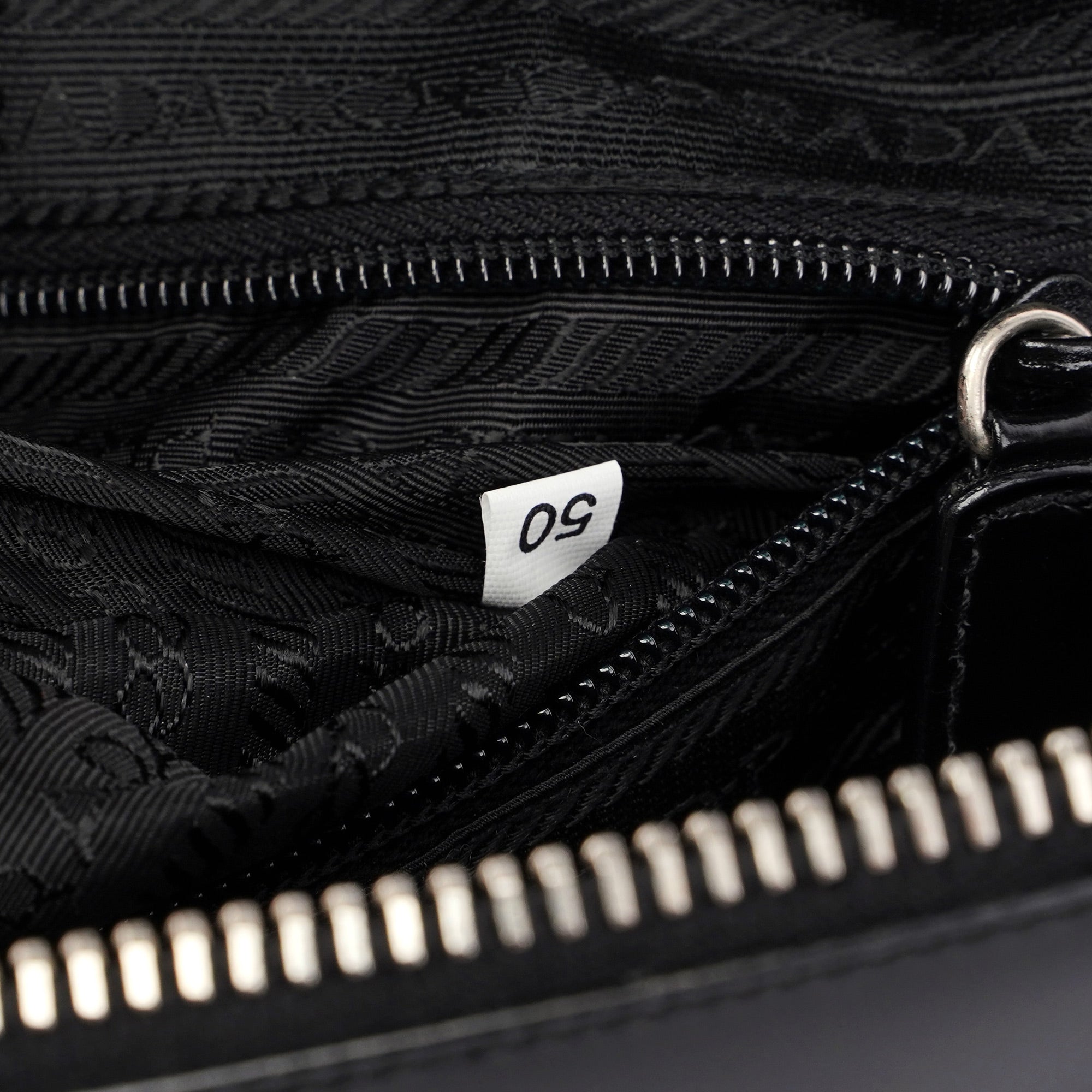 Black Spazzolato Tote