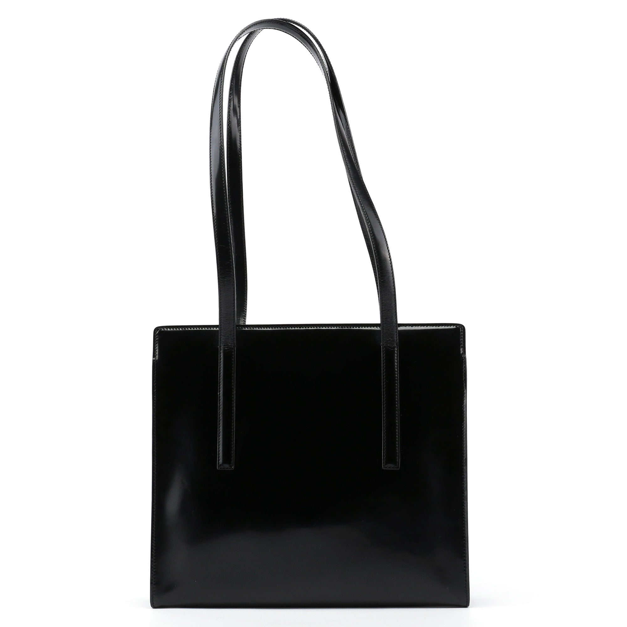 Black Spazzolato Tote