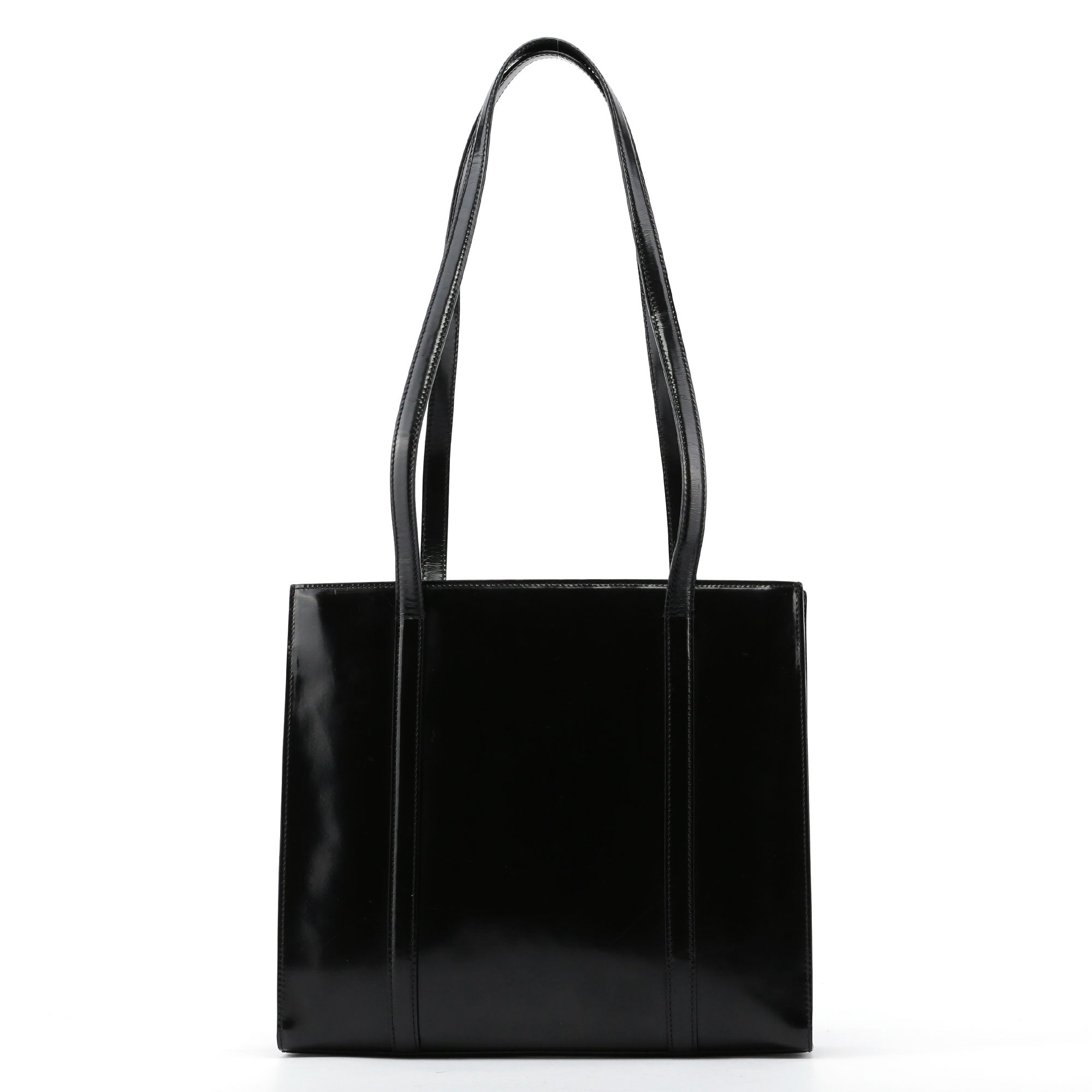 Black Spazzolato Tote