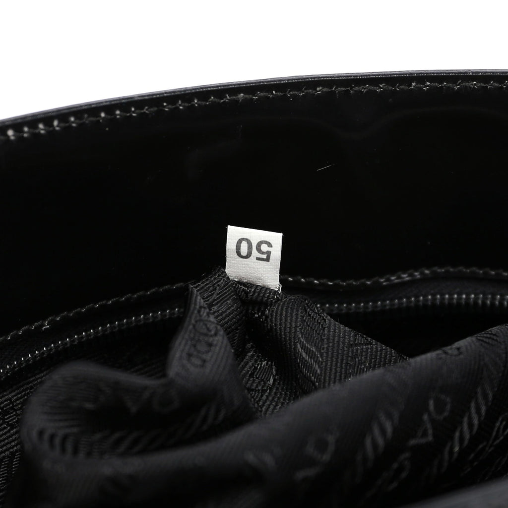 Black Spazzolato Tote