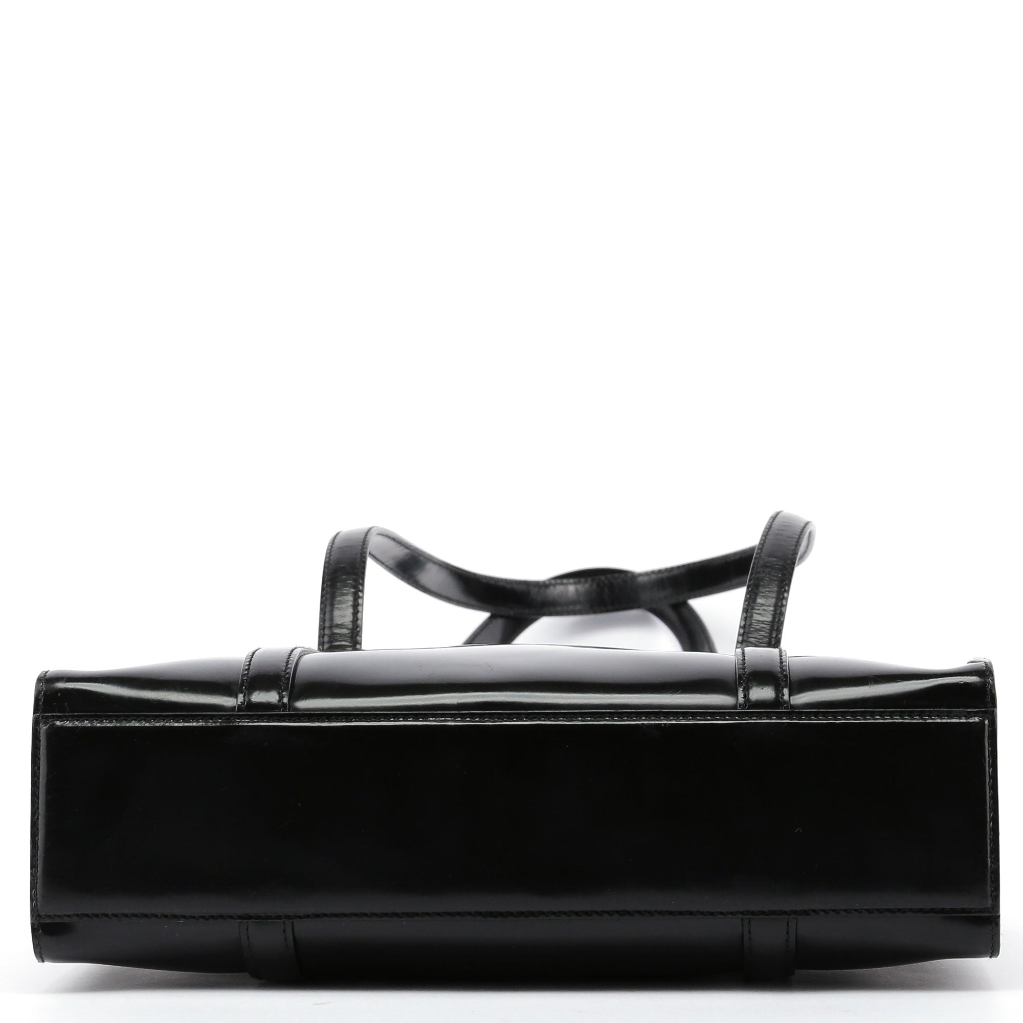 Black Spazzolato Tote