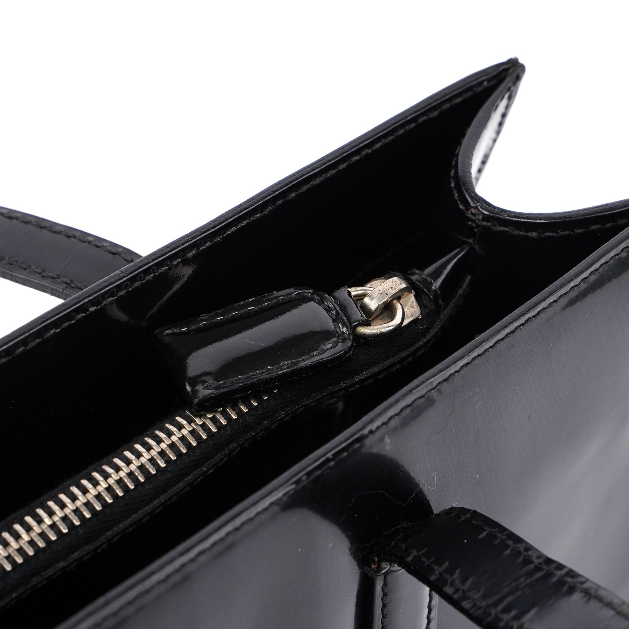 Black Spazzolato Tote