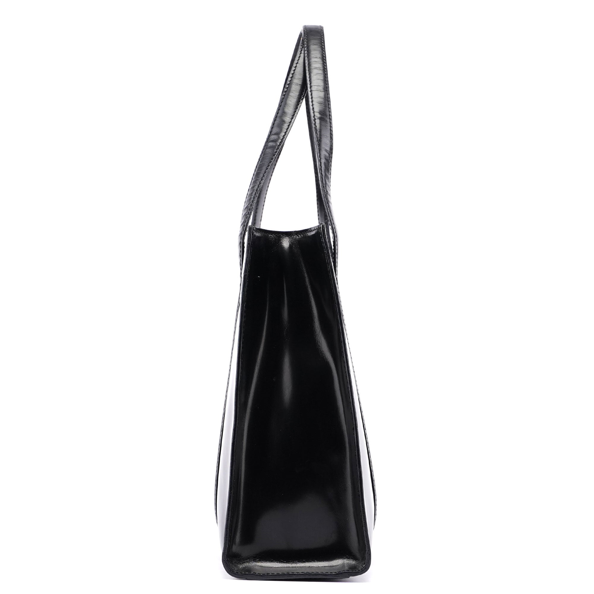 Black Spazzolato Tote