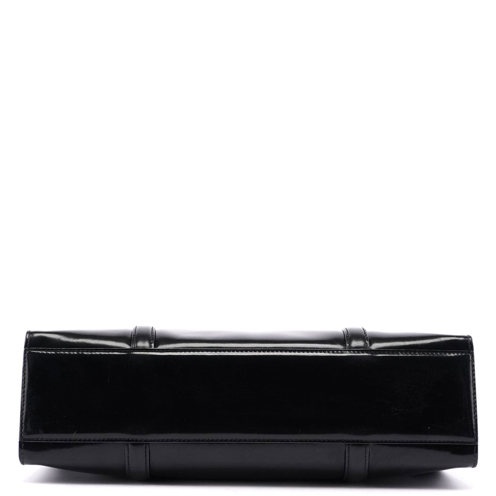 Black Spazzolato Tote