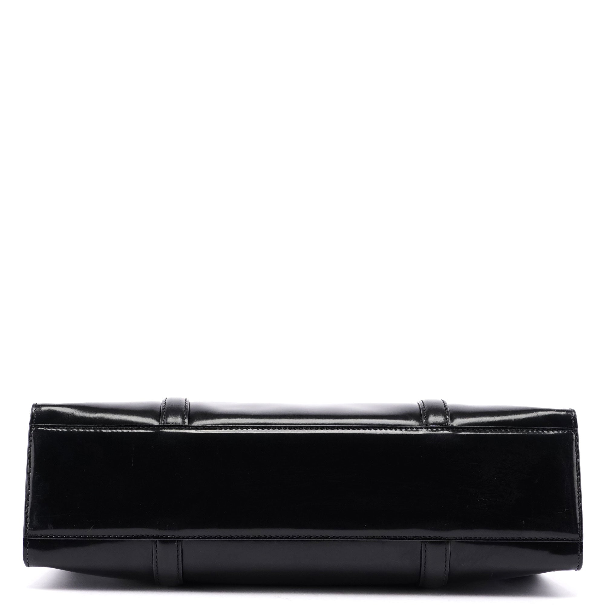 Black Spazzolato Tote