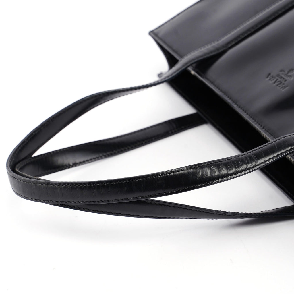 Black Spazzolato Tote