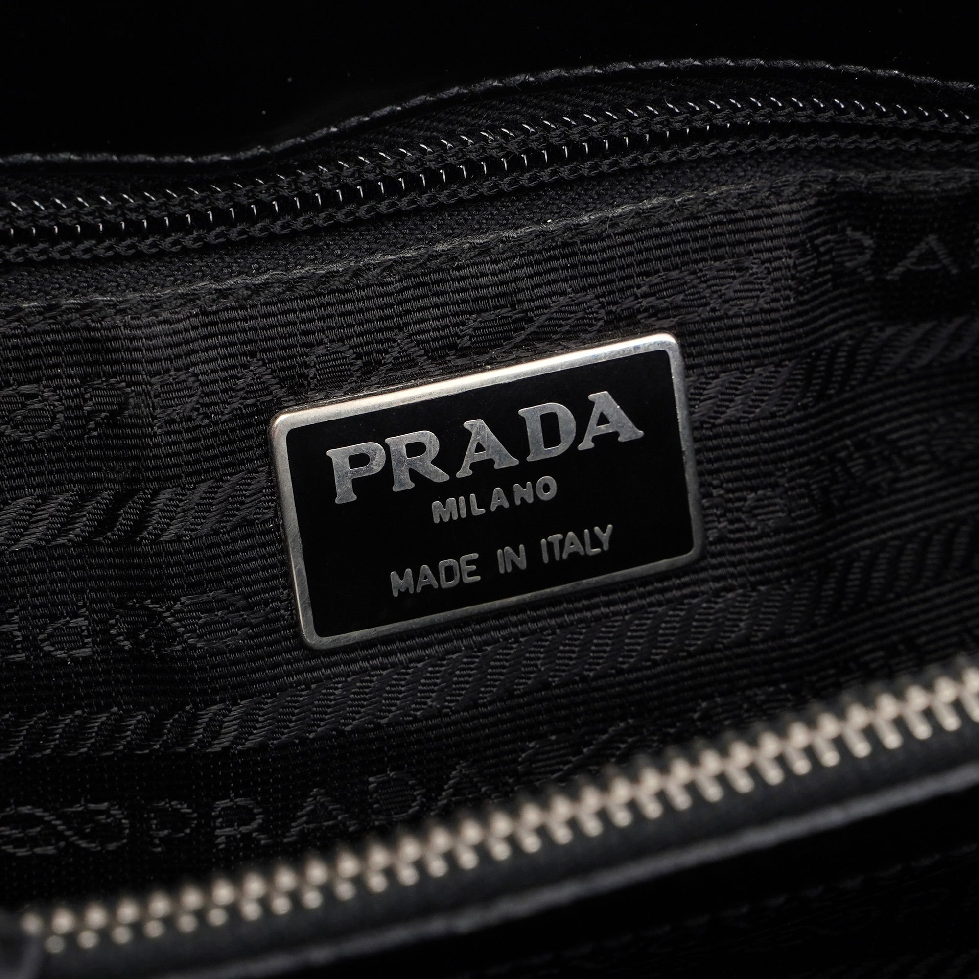 Black Spazzolato Tote