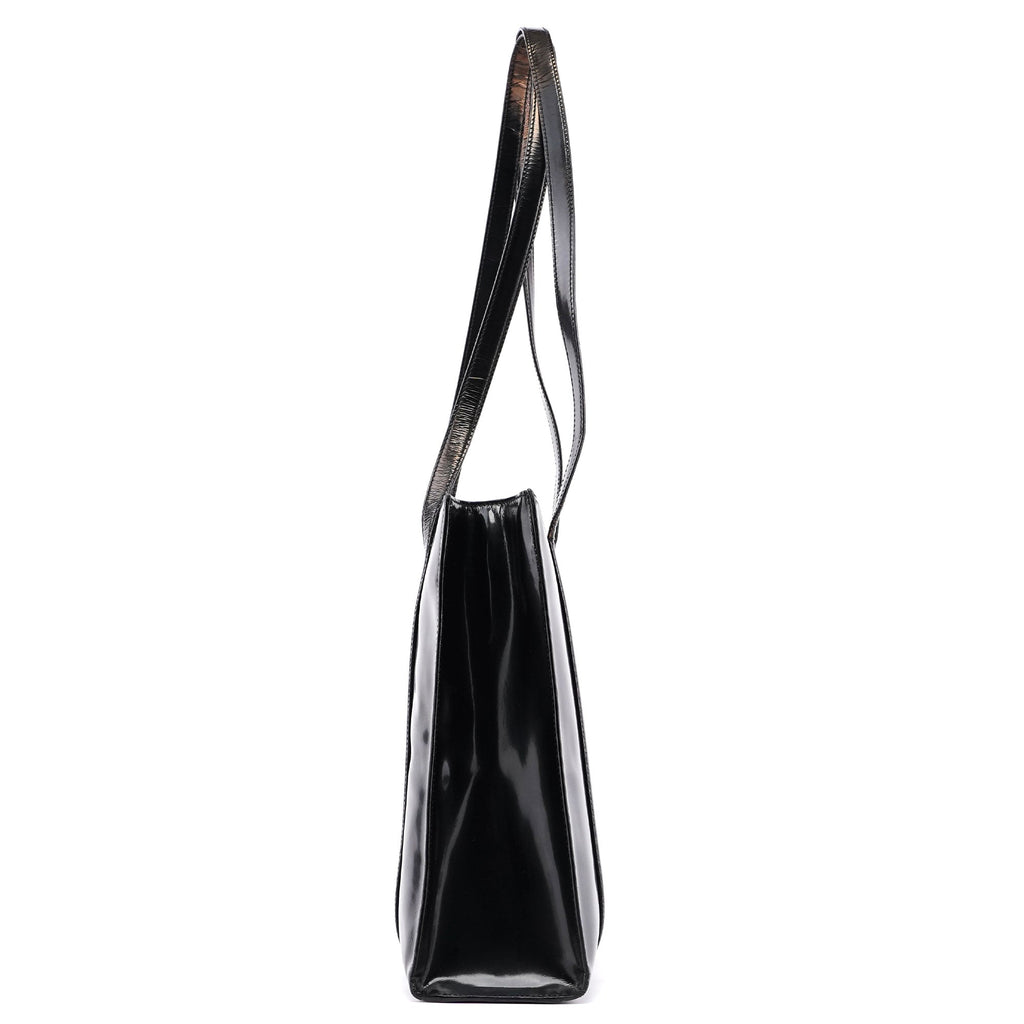Black Spazzolato Tote
