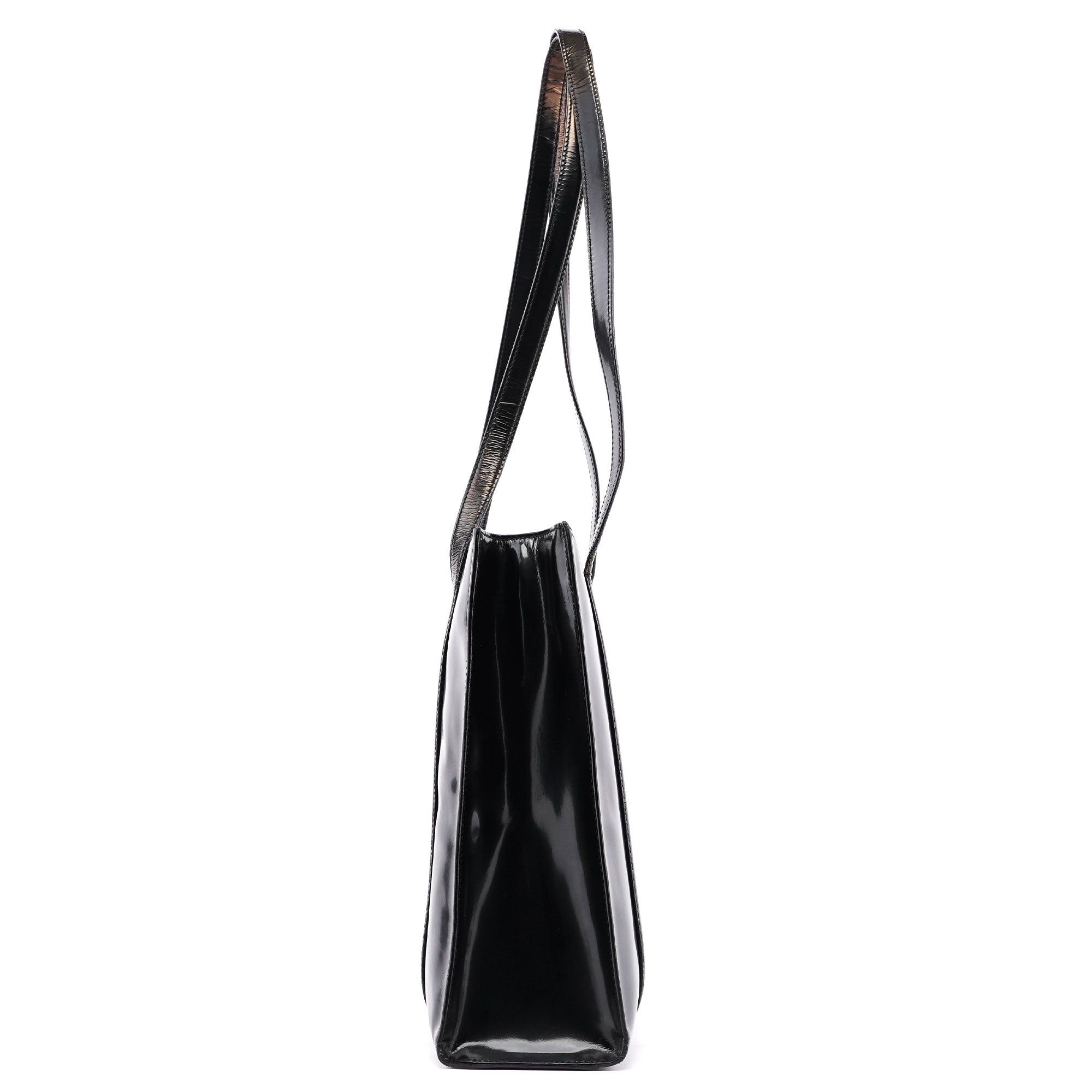 Black Spazzolato Tote