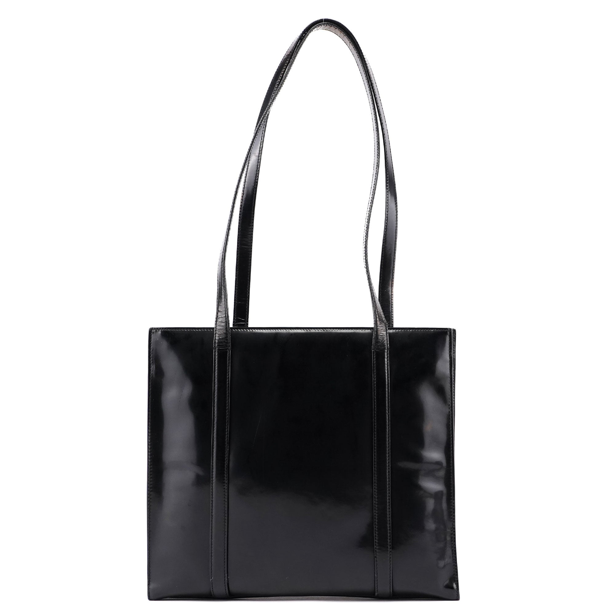 Black Spazzolato Tote