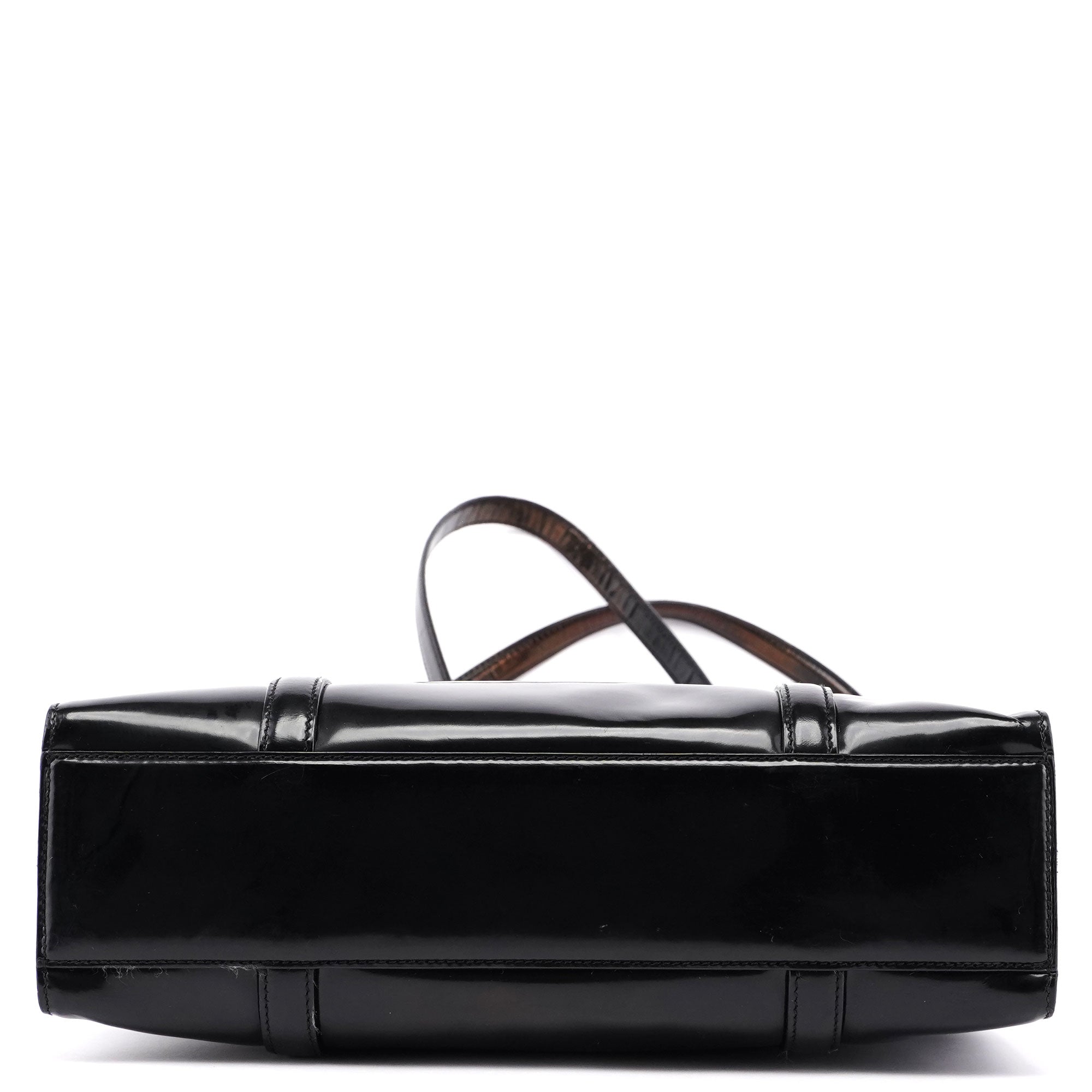 Black Spazzolato Tote