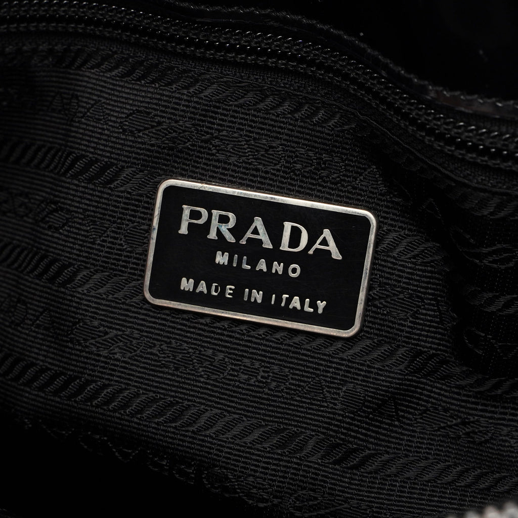 Black Spazzolato Tote