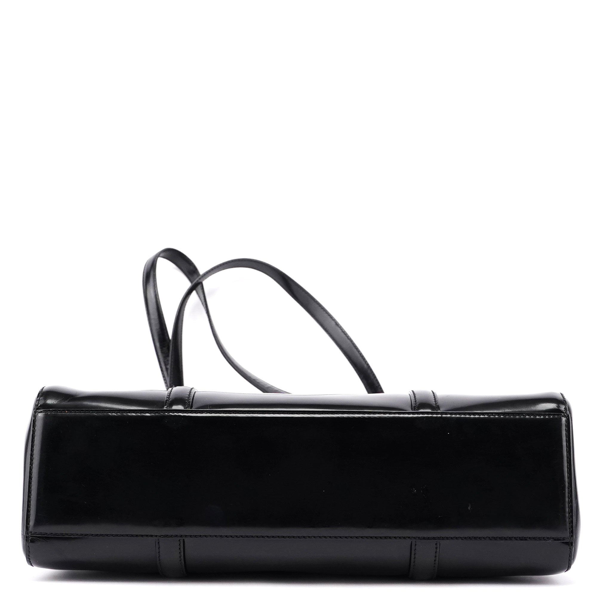 Black Spazzolato Tote Bag