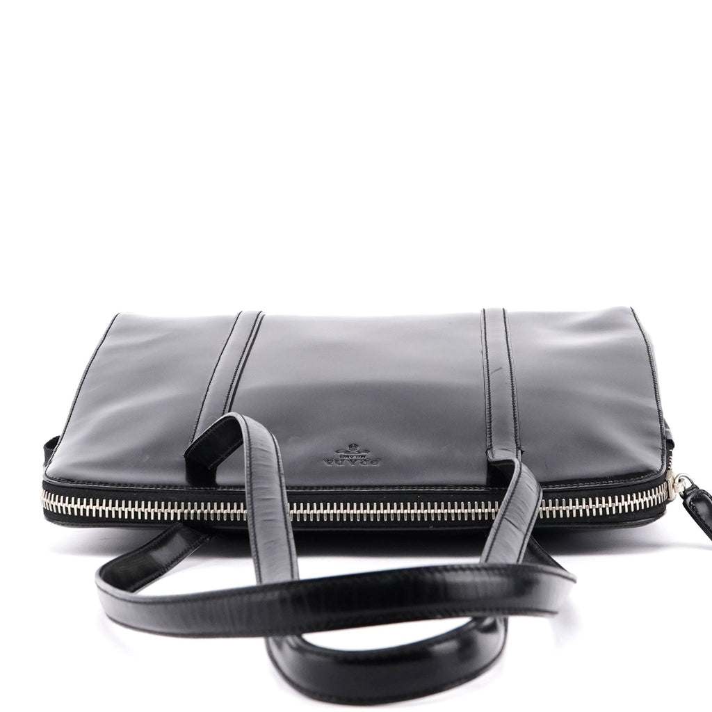 Black Spazzolato Tote Bag