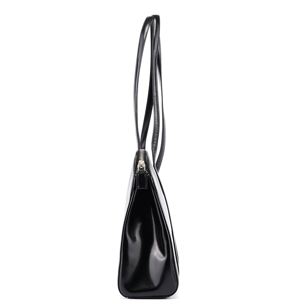 Black Spazzolato Tote Bag