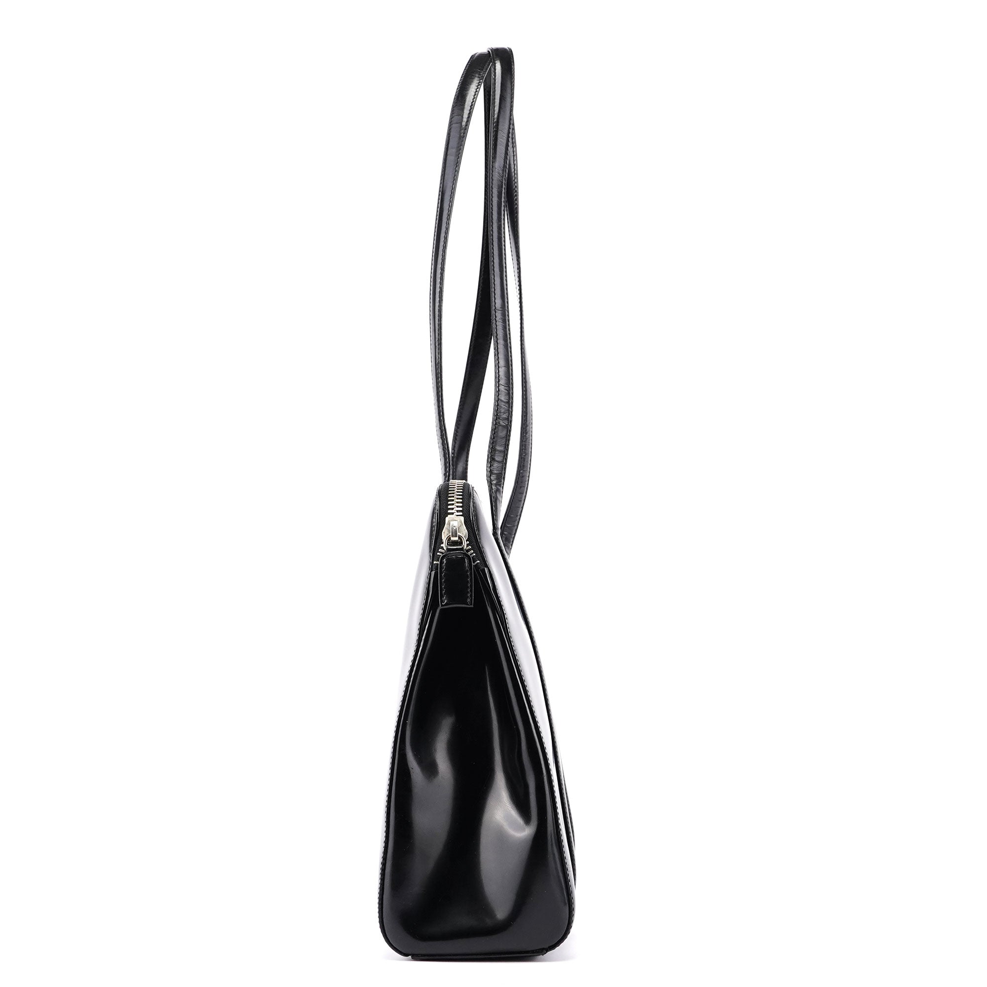 Black Spazzolato Tote Bag