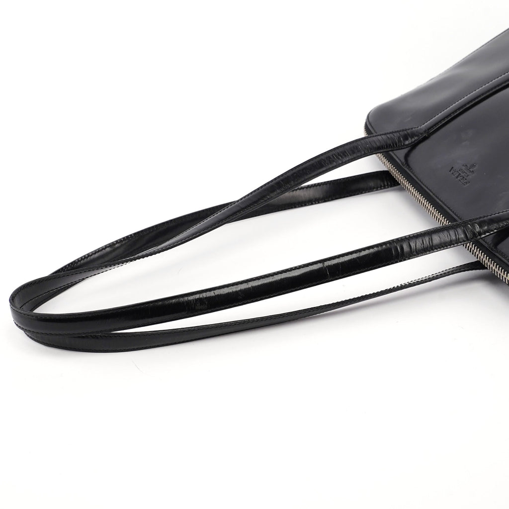 Black Spazzolato Tote Bag