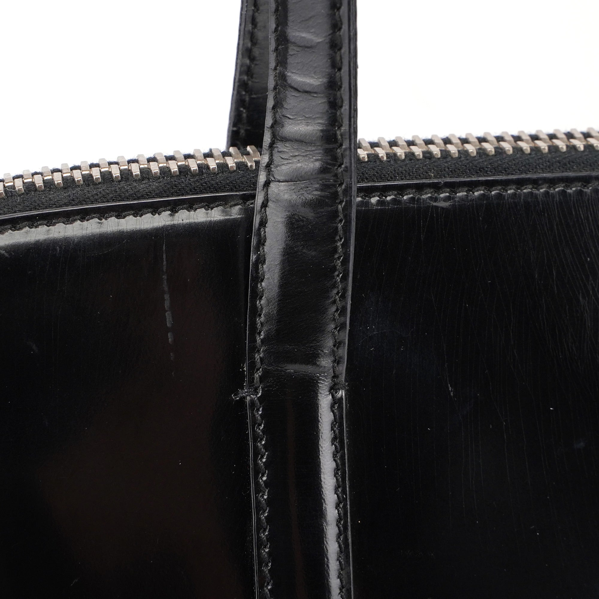 Black Spazzolato Tote Bag