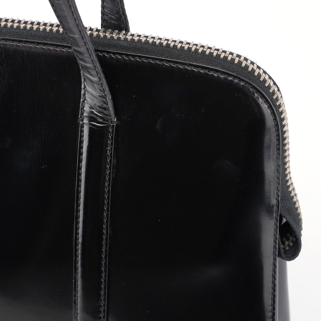Black Spazzolato Tote Bag