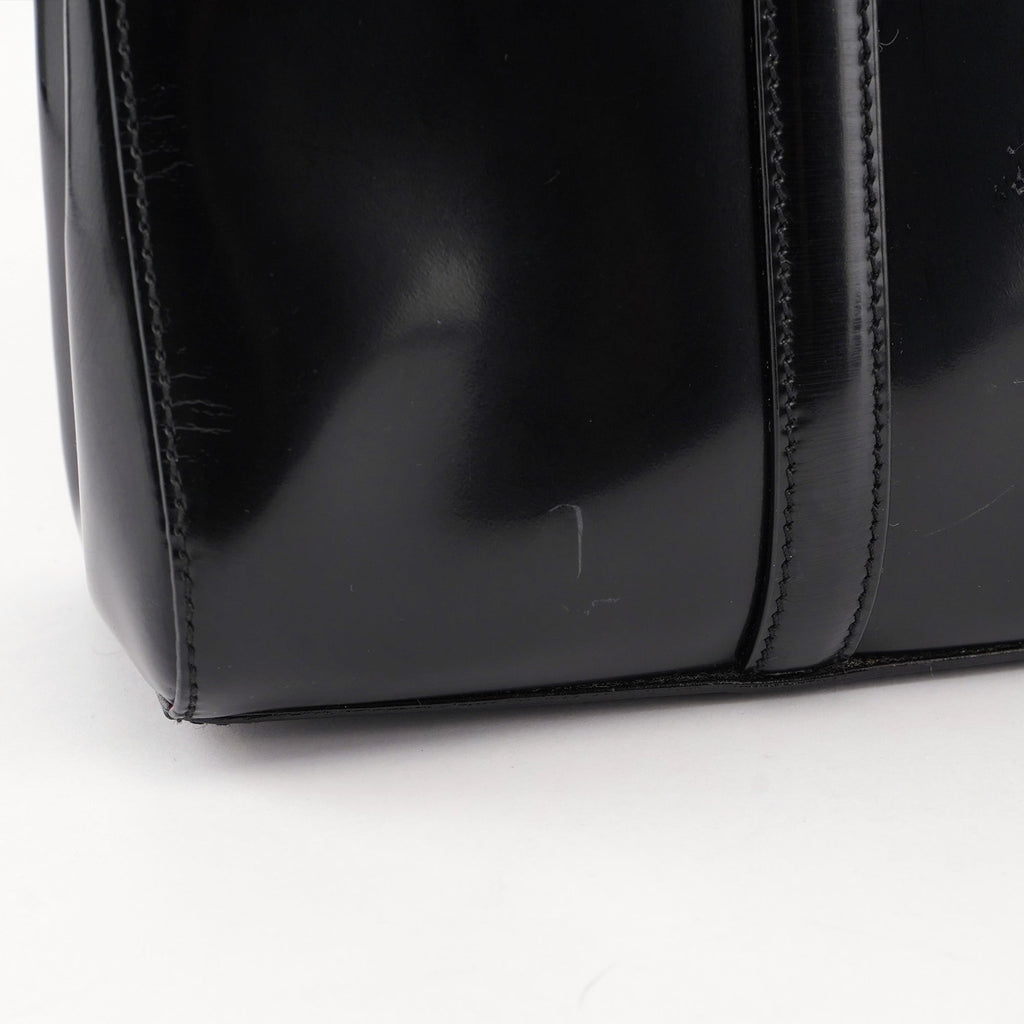 Black Spazzolato Tote Bag