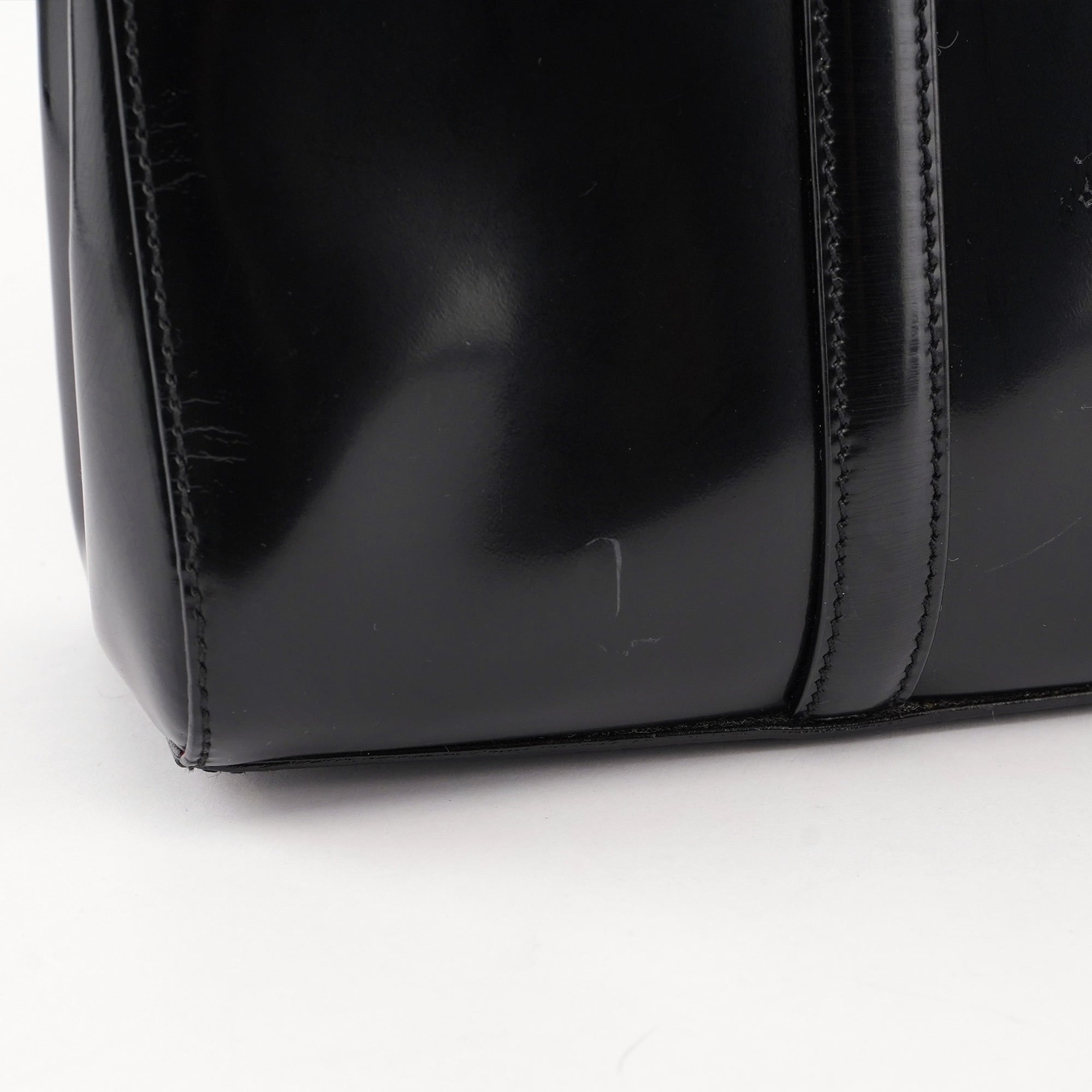 Black Spazzolato Tote Bag