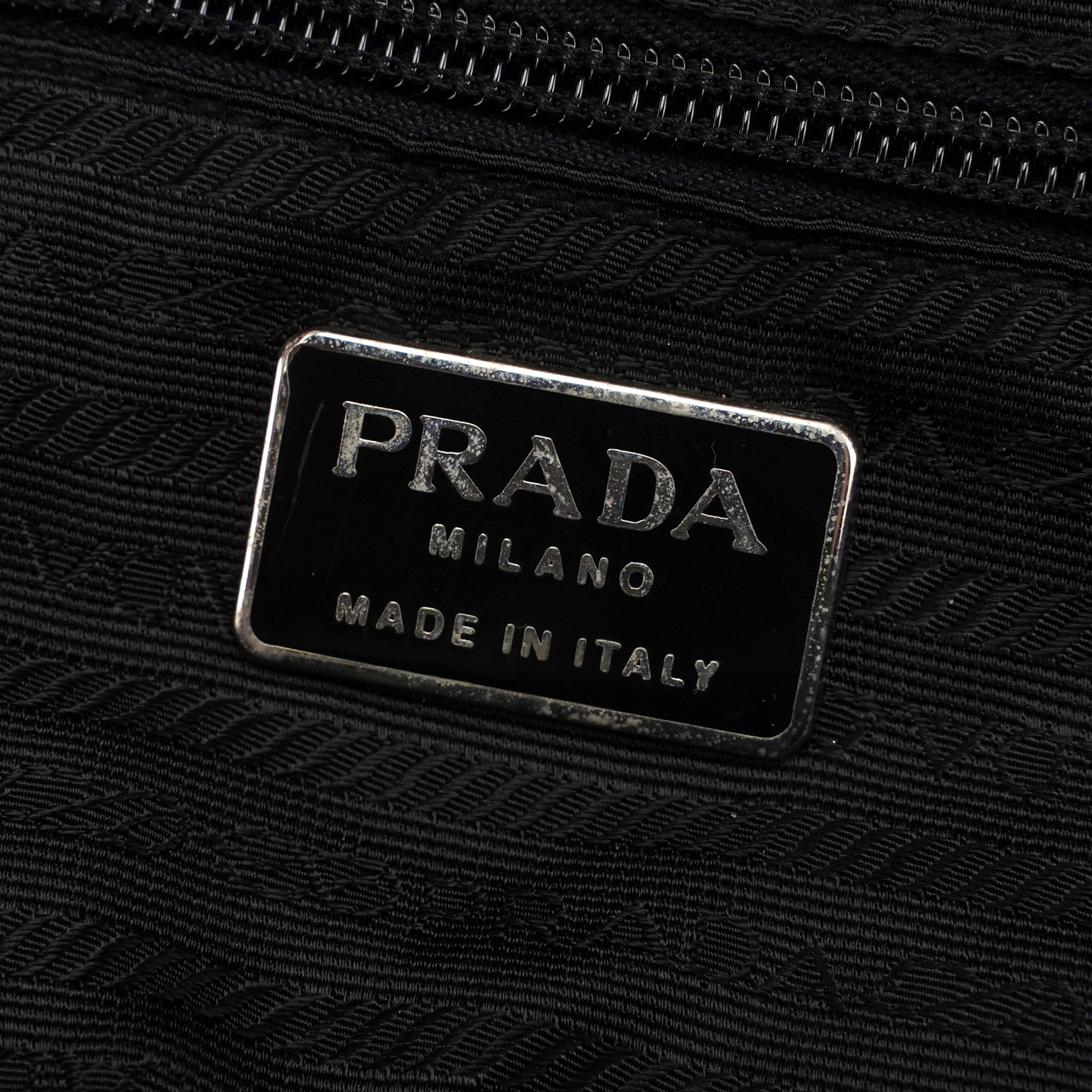Black Spazzolato Tote Bag