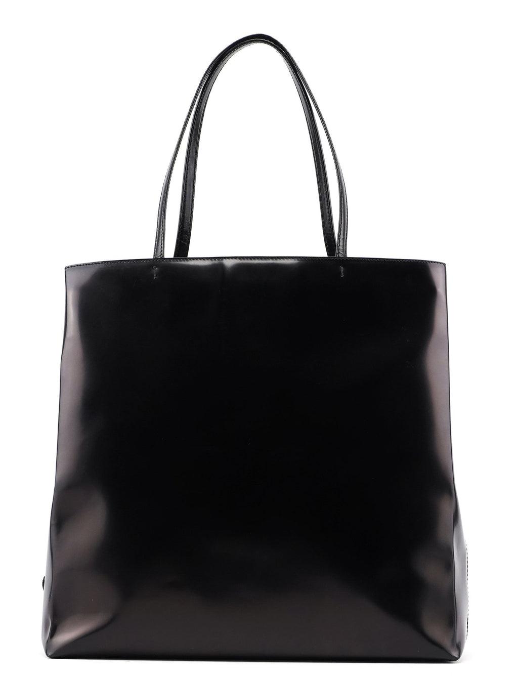 Black Spazzolato Tote Bag