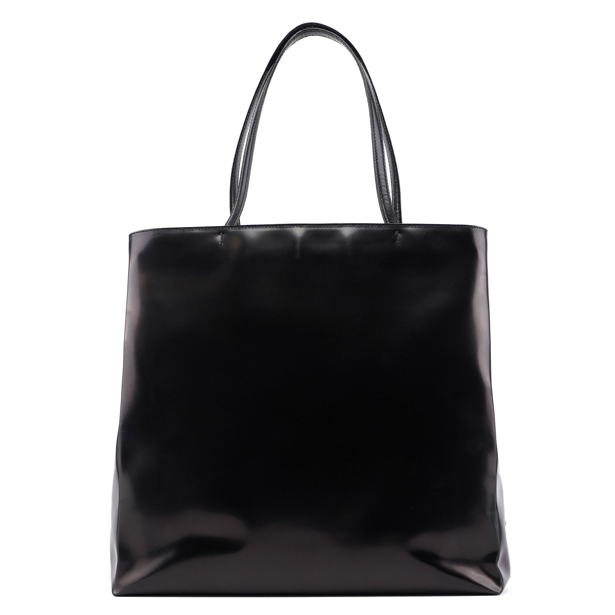 Black Spazzolato Tote Bag