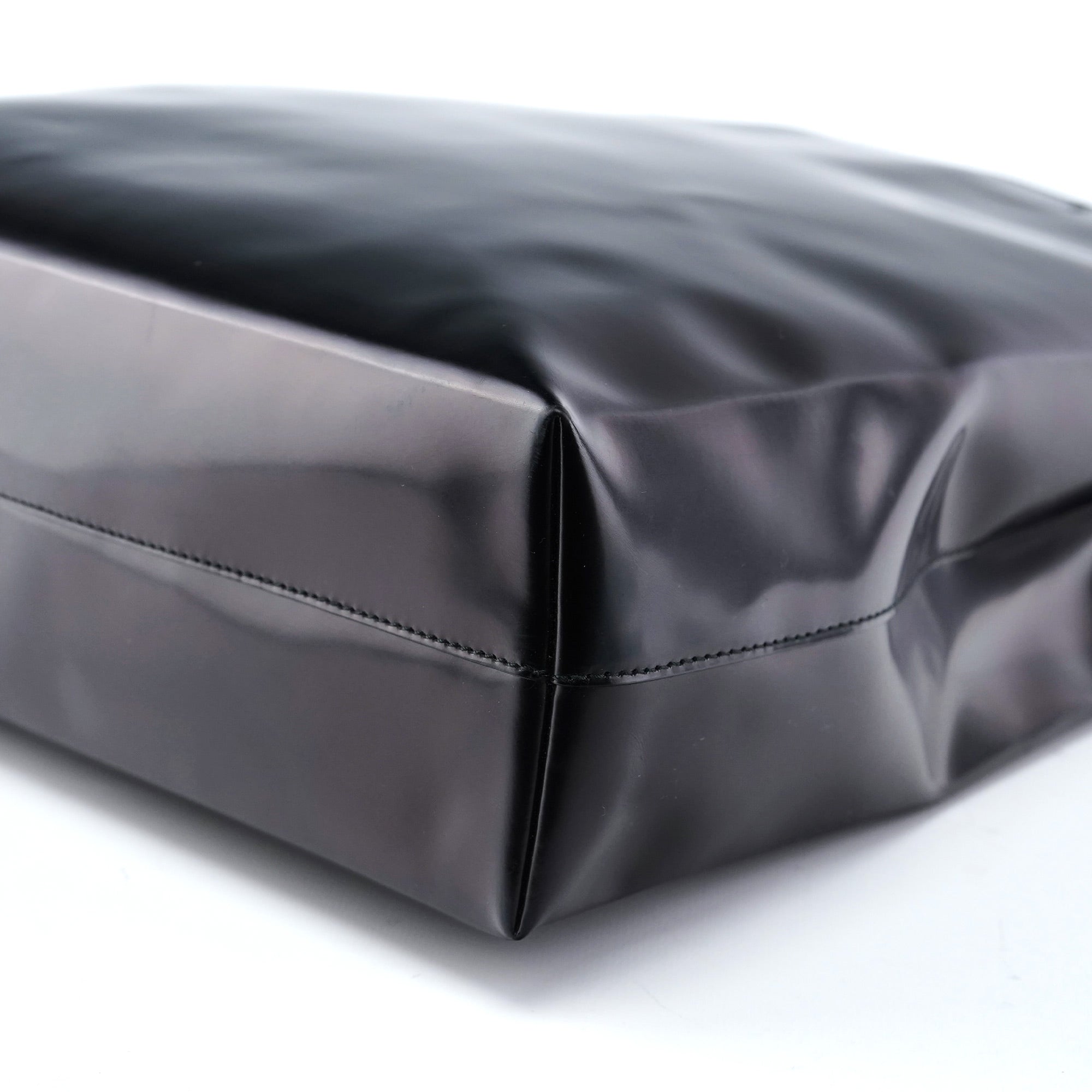Black Spazzolato Tote Bag