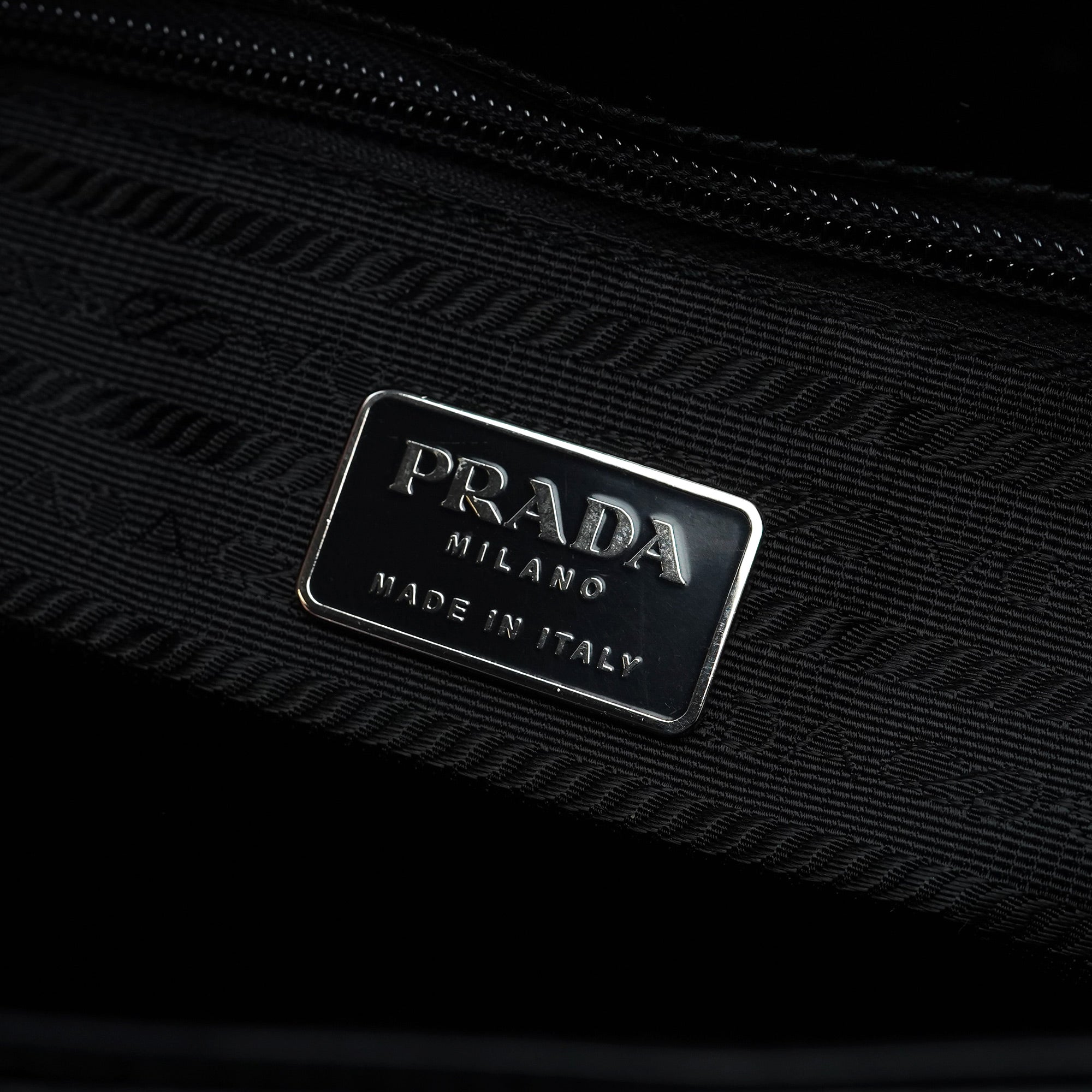 Black Spazzolato Tote Bag