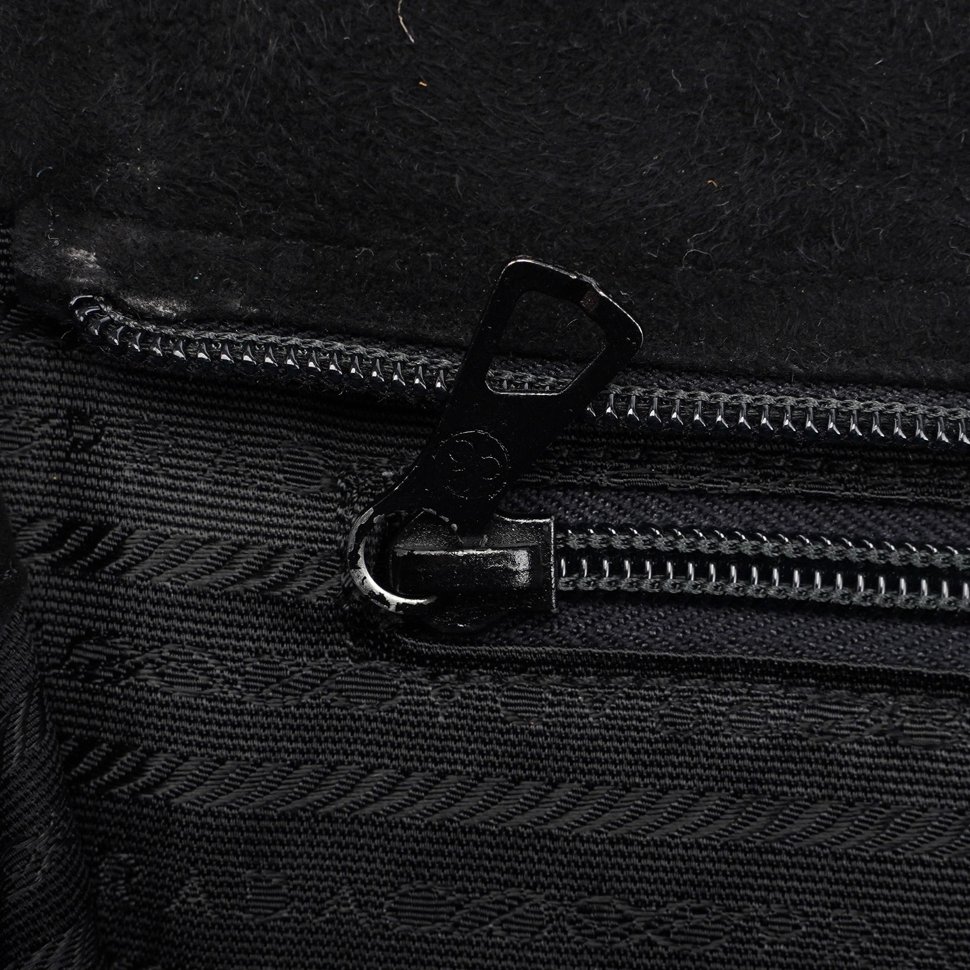 Black Suede Gold Chain Tote