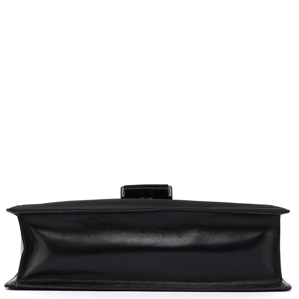 Black Tessuto Buckle Shoulder Bag