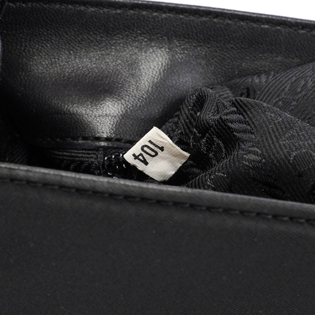 Black Tessuto Buckle Shoulder Bag
